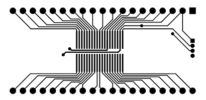 Gerber files show where copper should remain on a PCB